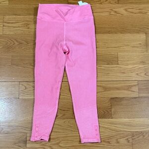 Aerie Pink Textured Leggings